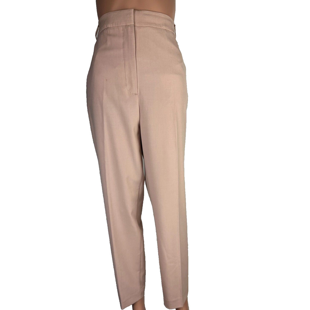 Zara Basics Women's Dress Pants Size 12 Light Peach New with Tags